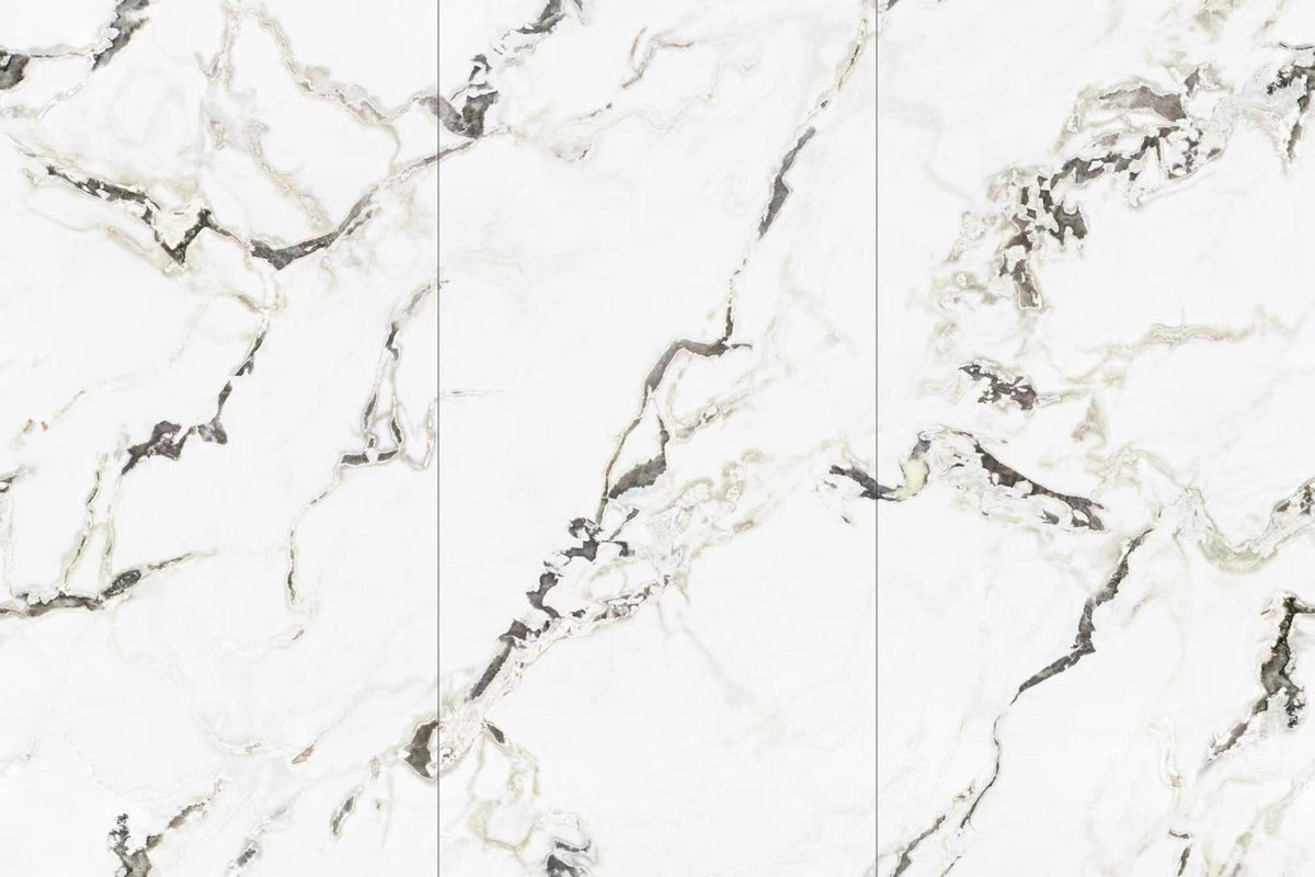 Dover White Sintered Stone Slab