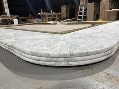 Calacatta White Marble Reception Desk
