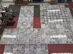 China Panda Grey Marble Slab