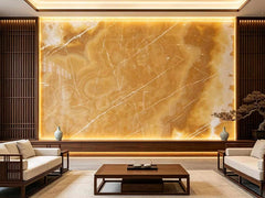 China Yellow Onyx Slab