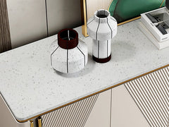 Crystal White Artificial Marble Slab