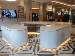 Crystal White Terrazzo Slab