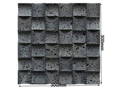 Curved Square Lava Rock Mosaic Tile