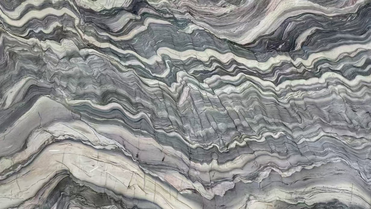 Fusion Blue Quartzite Slab