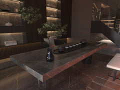 Imperial Brown Marble Slab