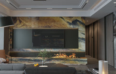 Jacaranda Glod Quartzite Slab