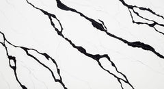 Engineered Panda White Quartz Slab