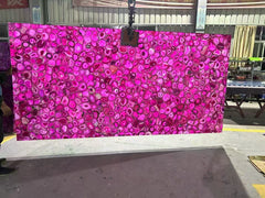 Pink Agate Gemstone Slab