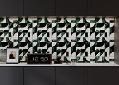 Geometric Marble Stone Waterjet Mosaic